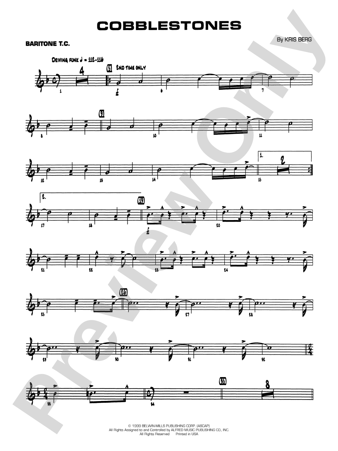 Cobblestones: Baritone T.C.