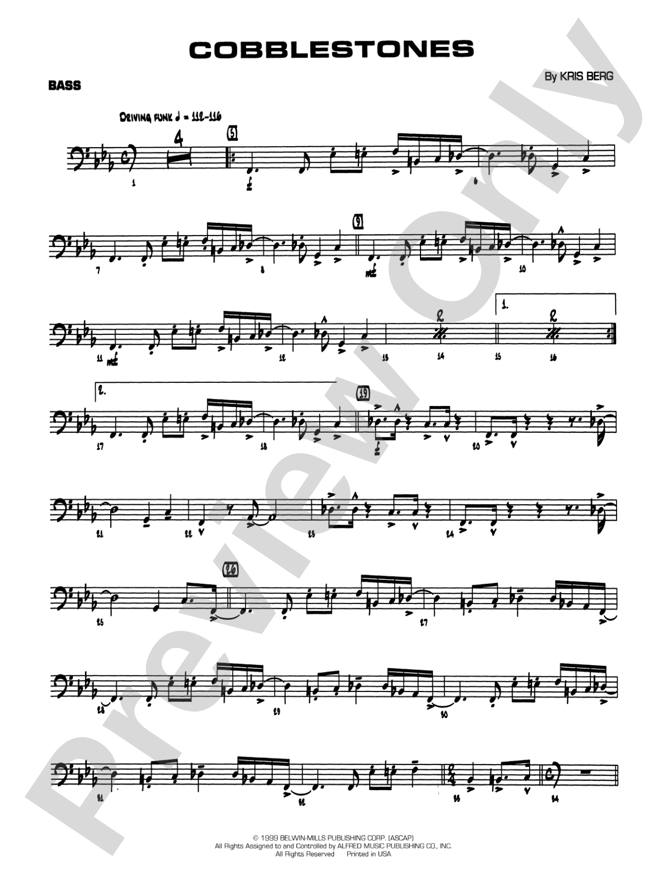 Cobblestones: String Bass