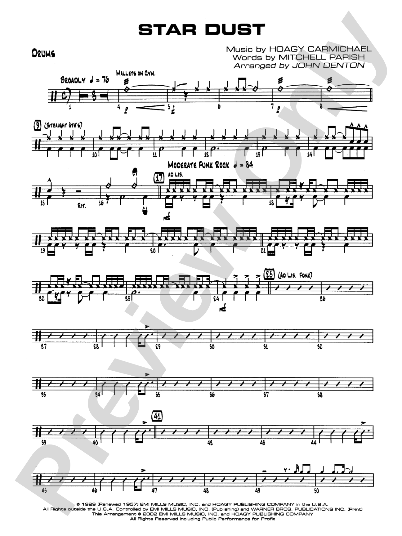 Star Dust: Drums