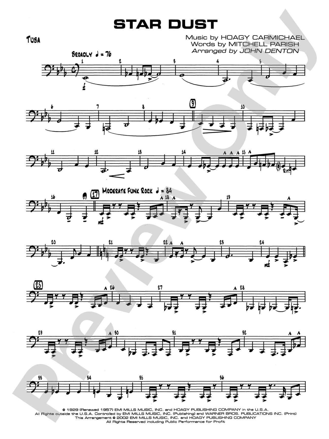 Star Dust: Tuba