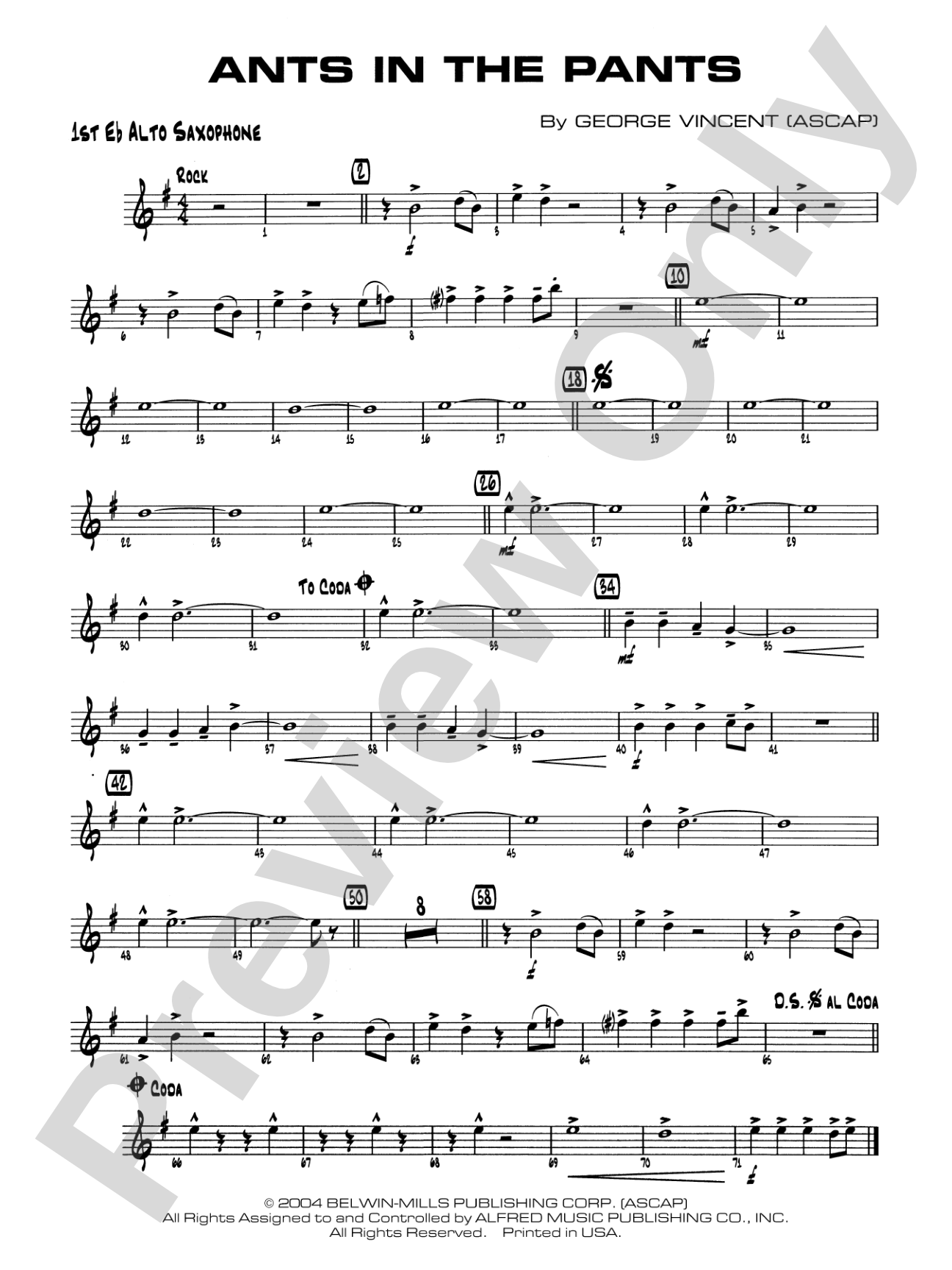 Ants in the Pants: E-flat Alto Saxophone