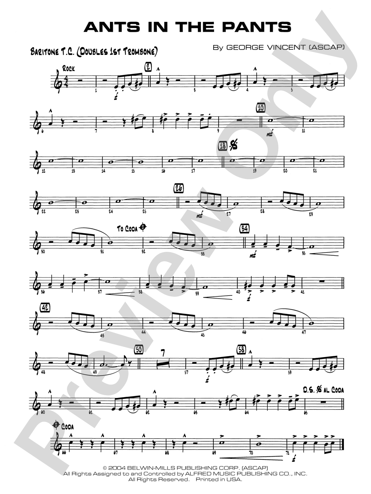 Ants in the Pants: Baritone T.C.