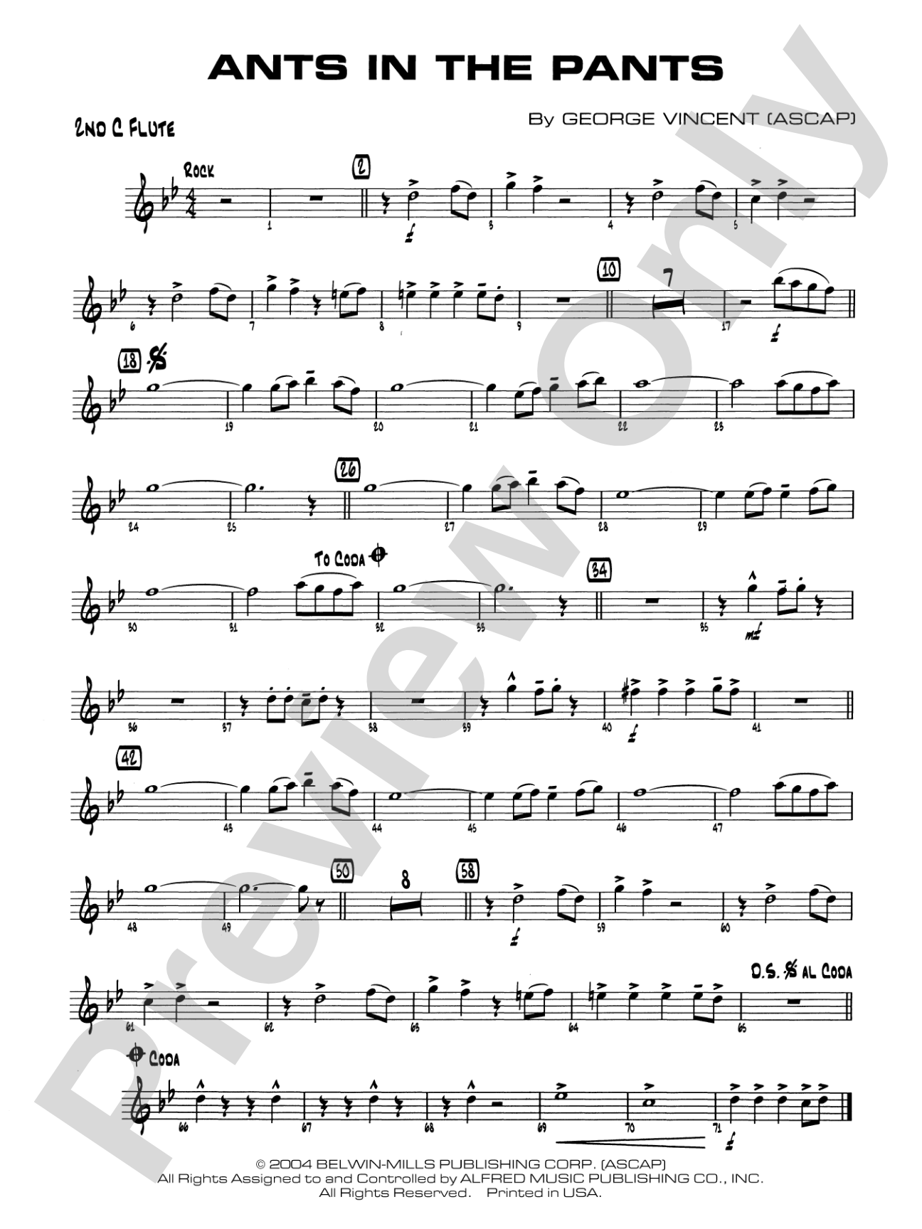 Ants in the Pants: 2nd Flute