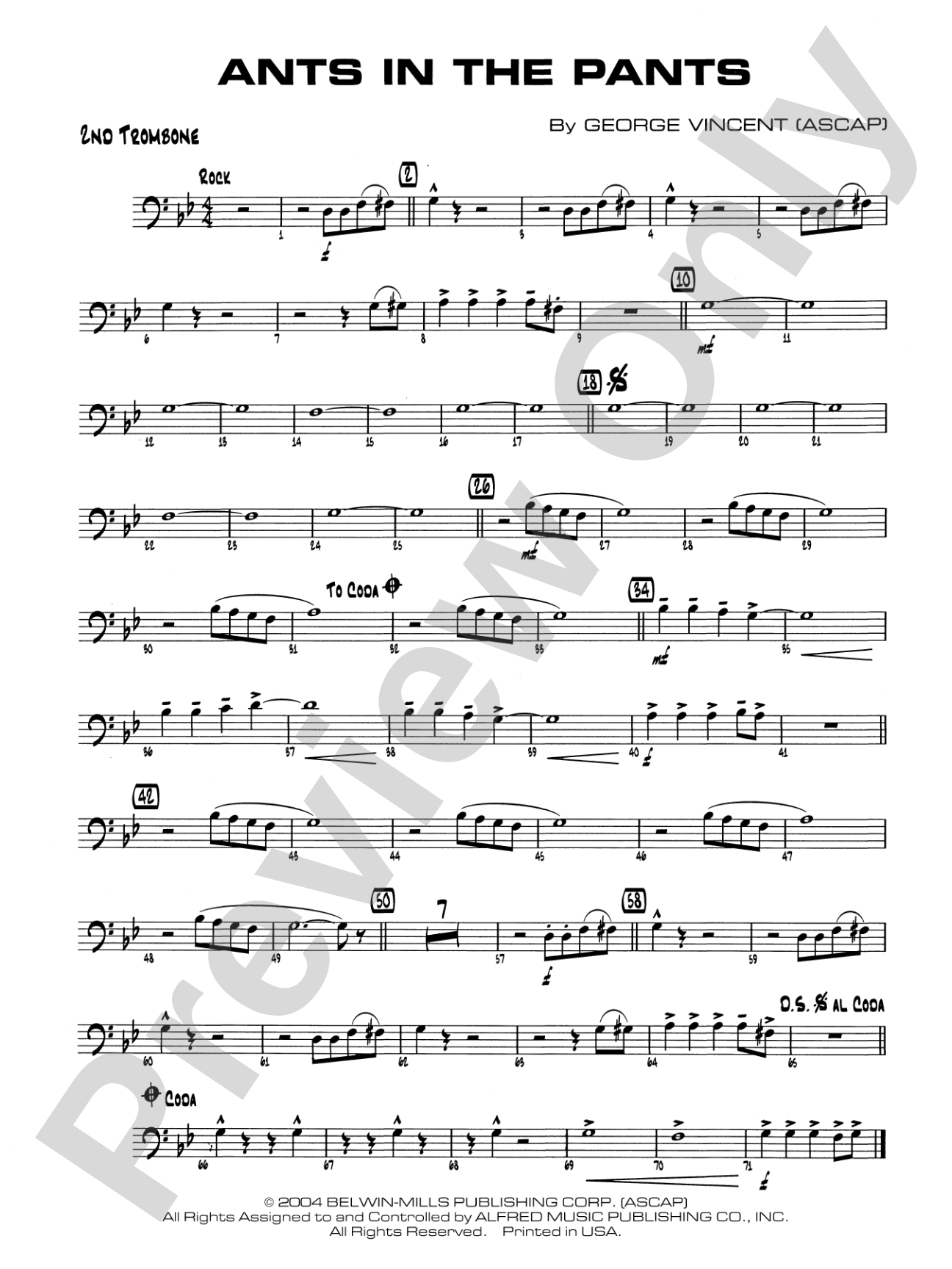 Ants in the Pants: 2nd Trombone