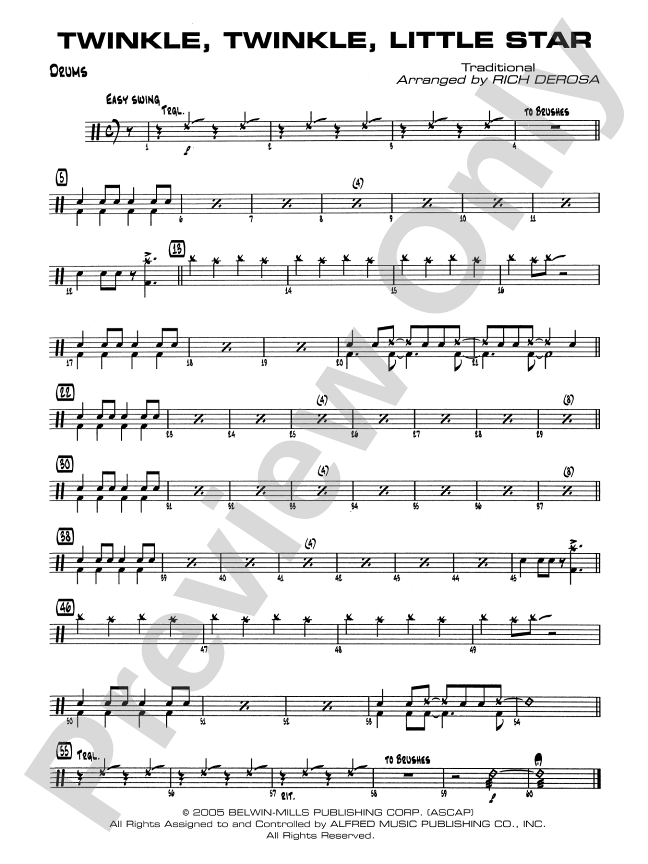 Twinkle, Twinkle Little Star: Drums