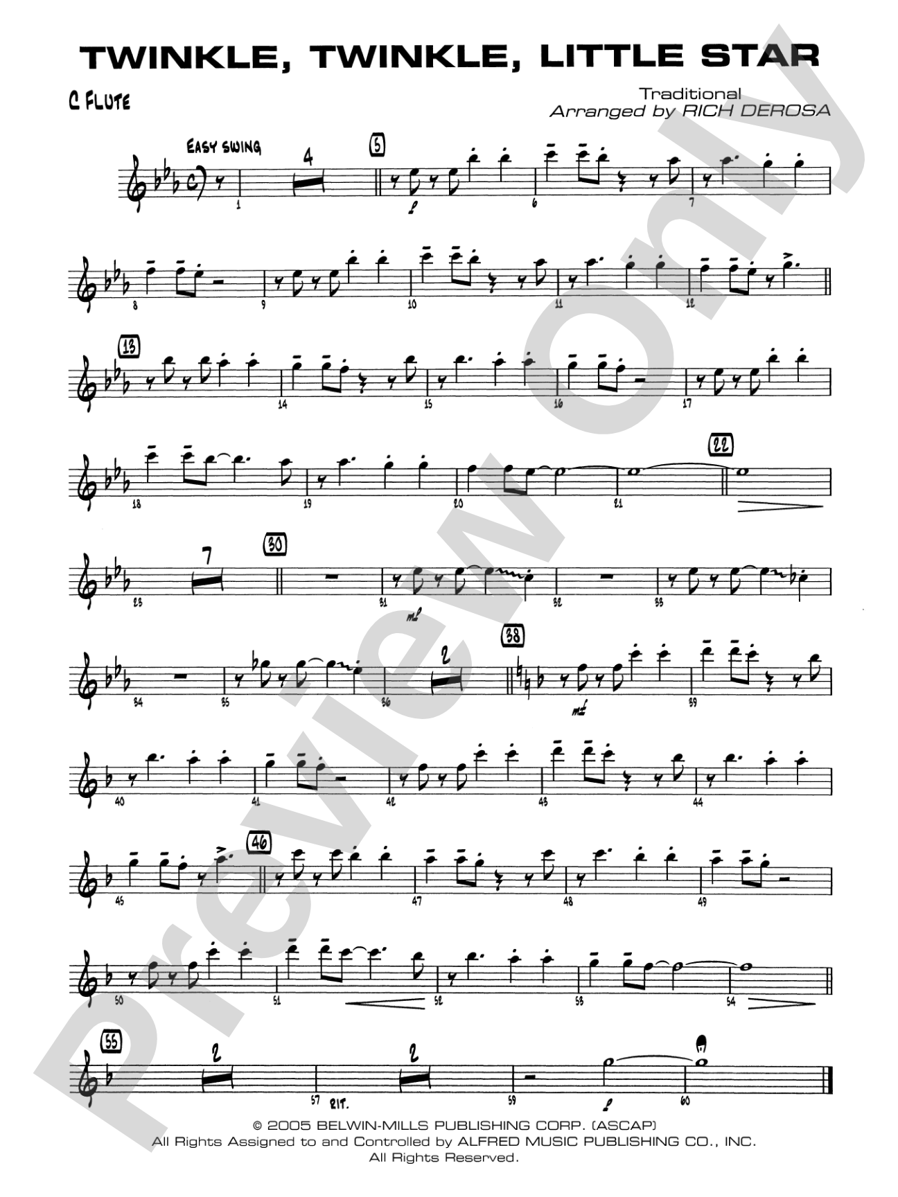 Twinkle, Twinkle Little Star: Flute