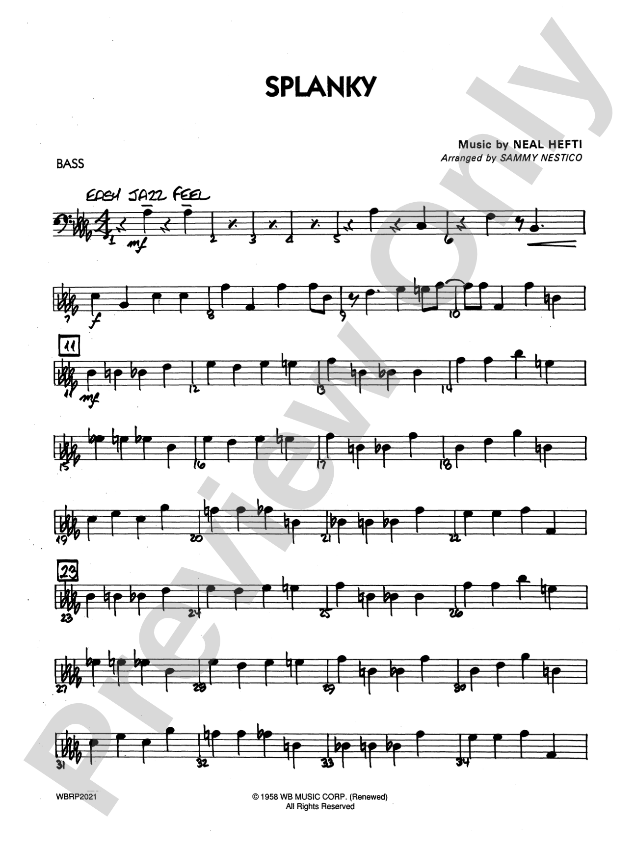 Splanky: String Bass