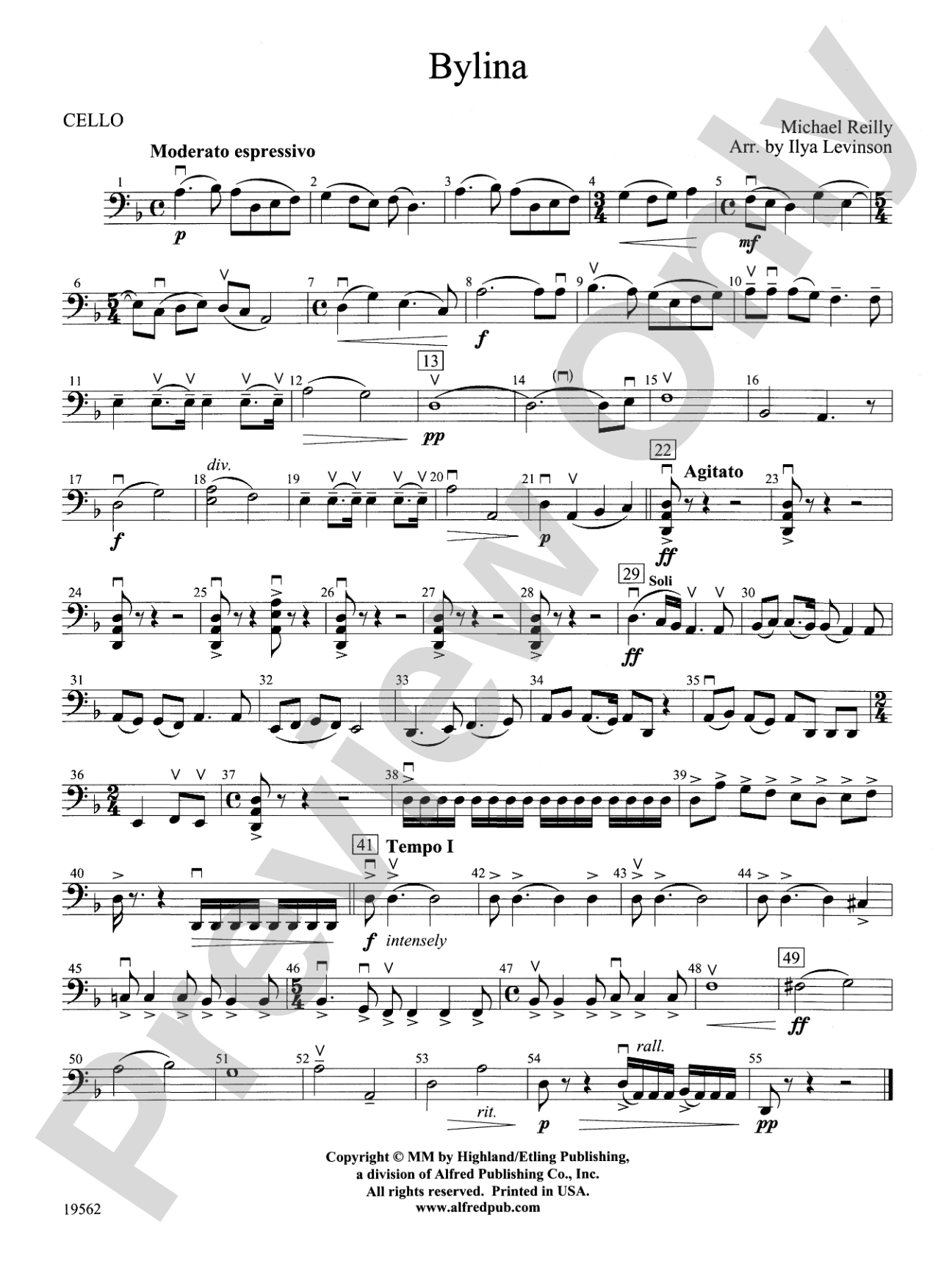 Bylina: Cello