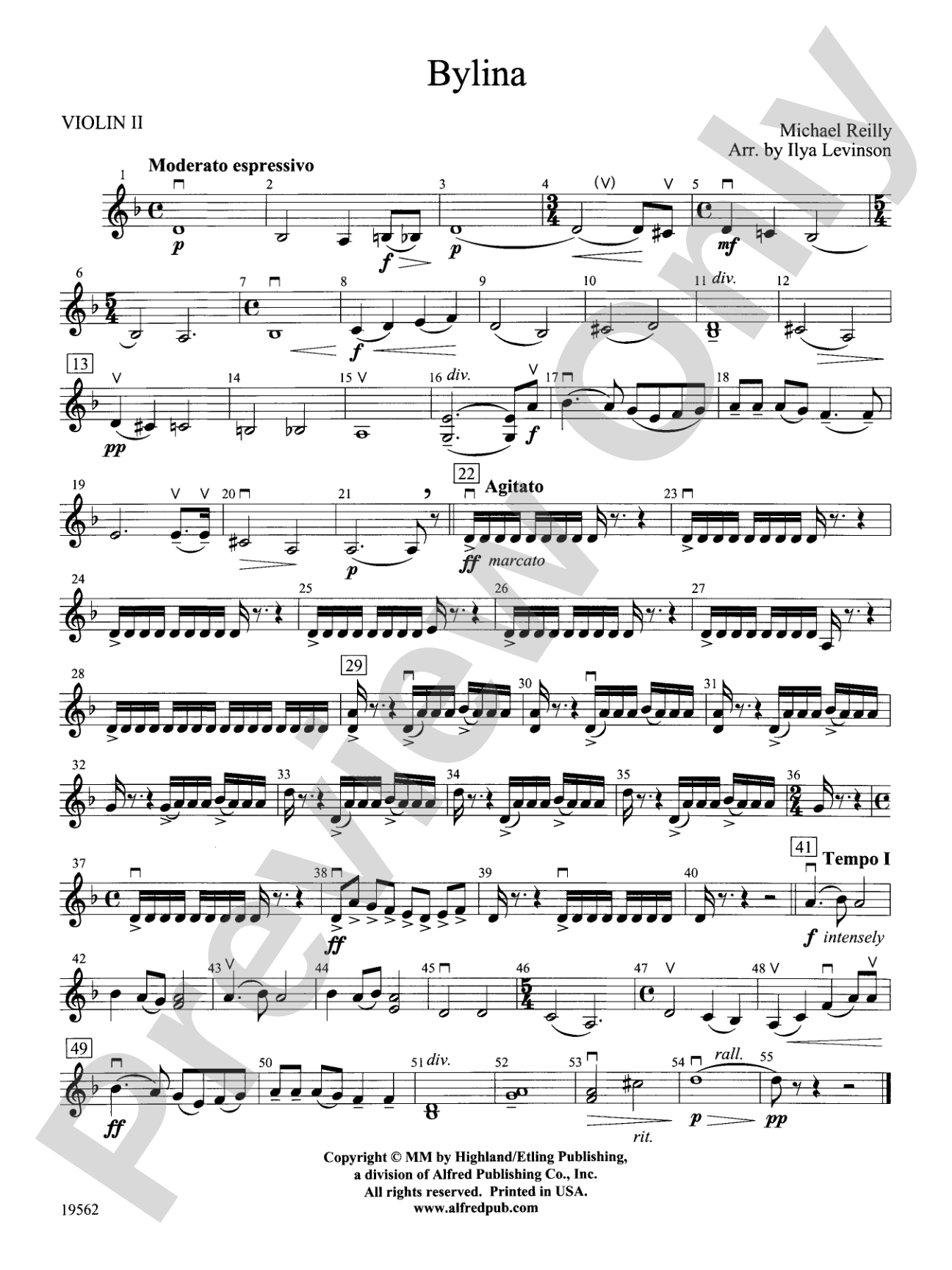 Bylina: 2nd Violin