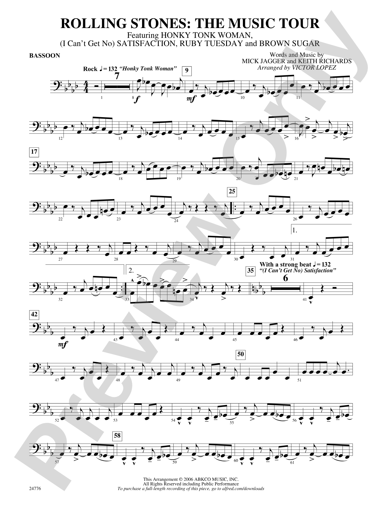 Rolling Stones: The Music Tour: Bassoon