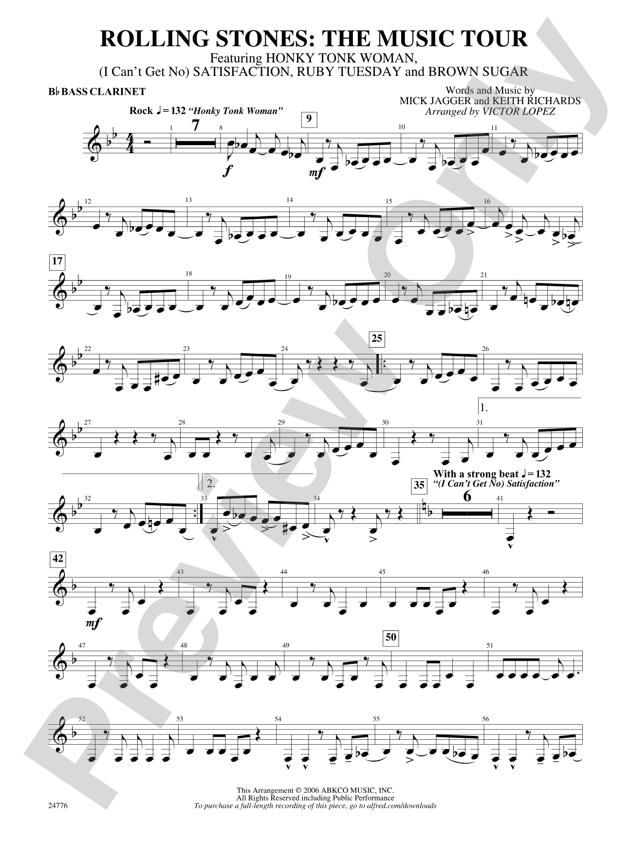 Rolling Stones: The Music Tour: B-flat Bass Clarinet