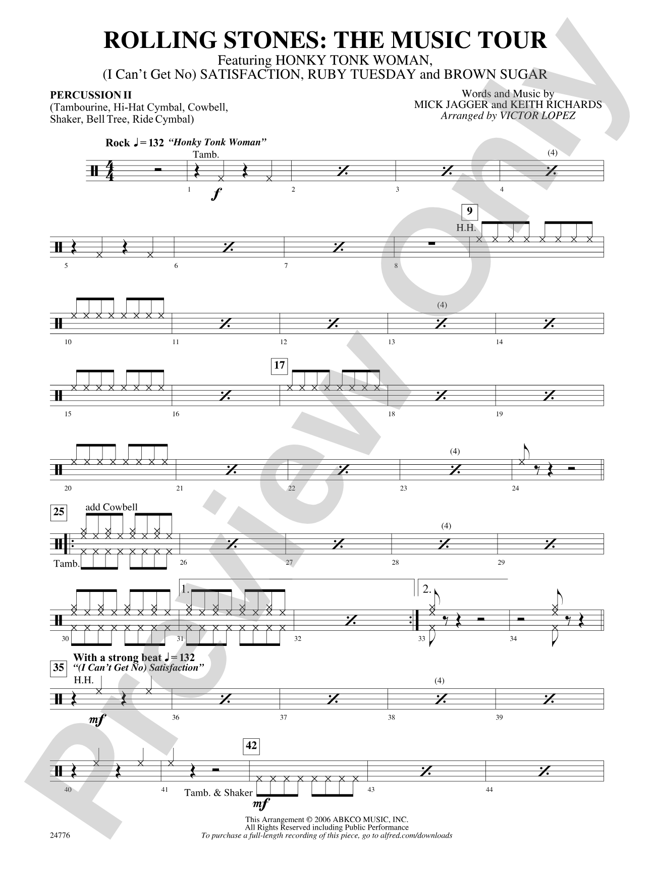 Rolling Stones: The Music Tour: 2nd Percussion