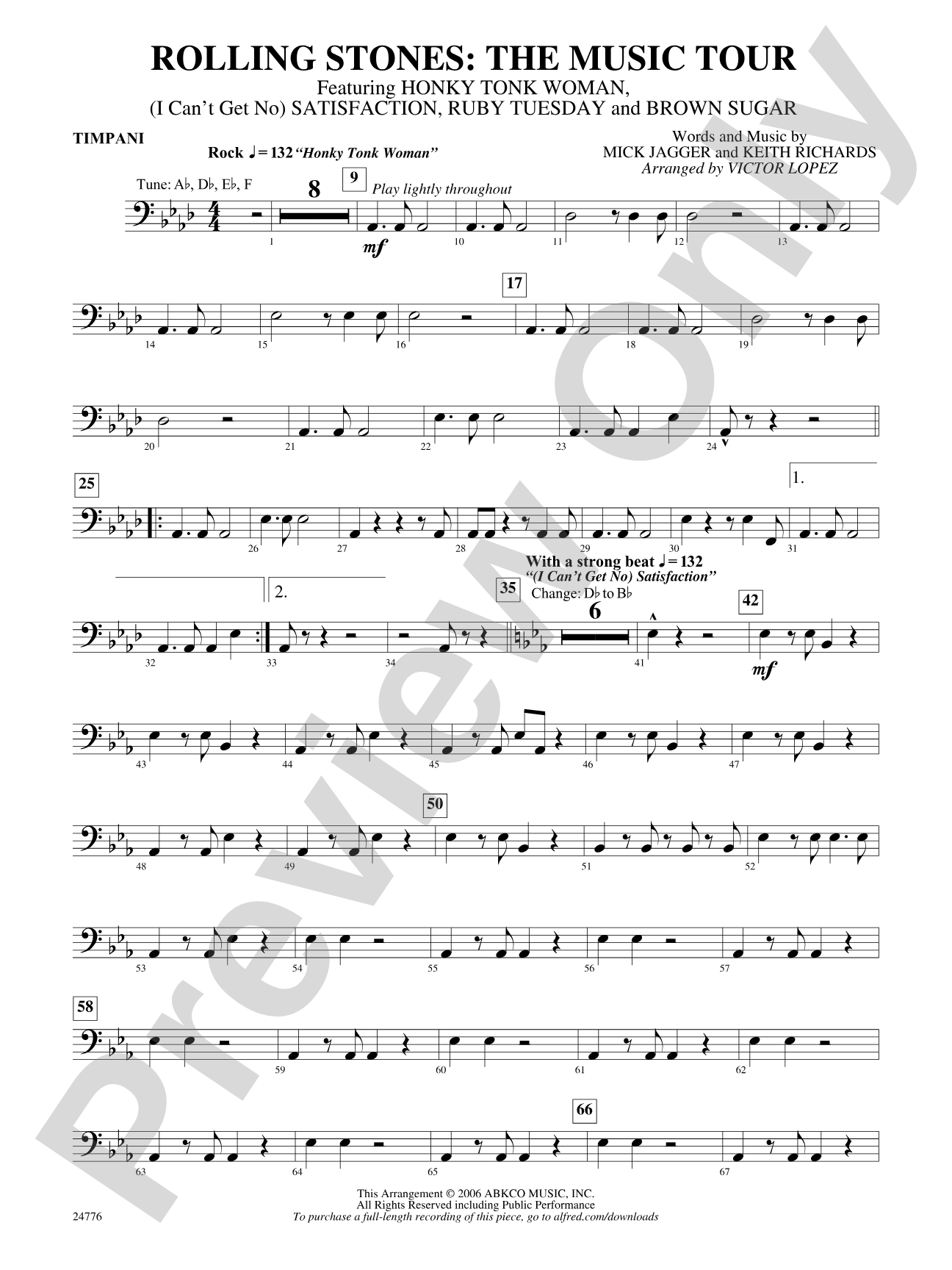 Rolling Stones: The Music Tour: Timpani