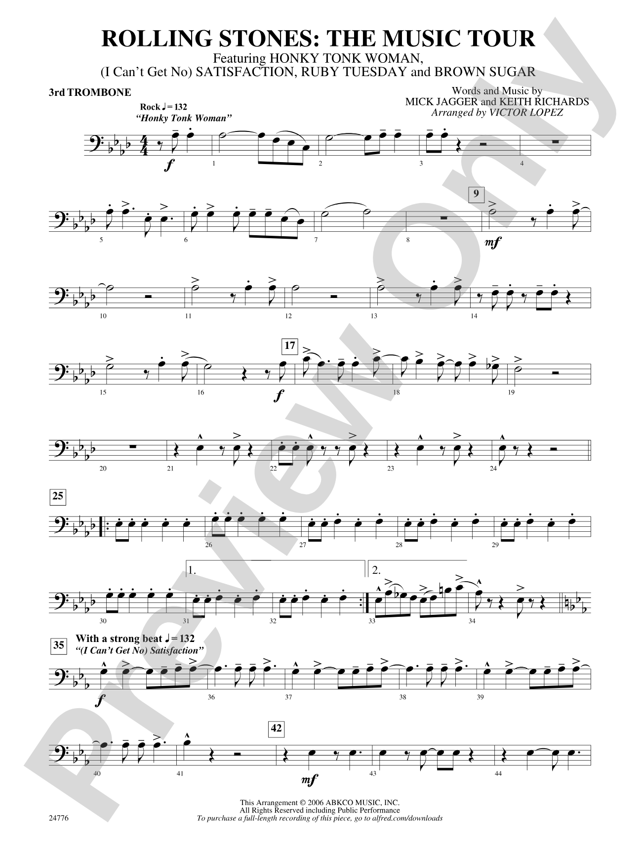 Rolling Stones: The Music Tour: 3rd Trombone