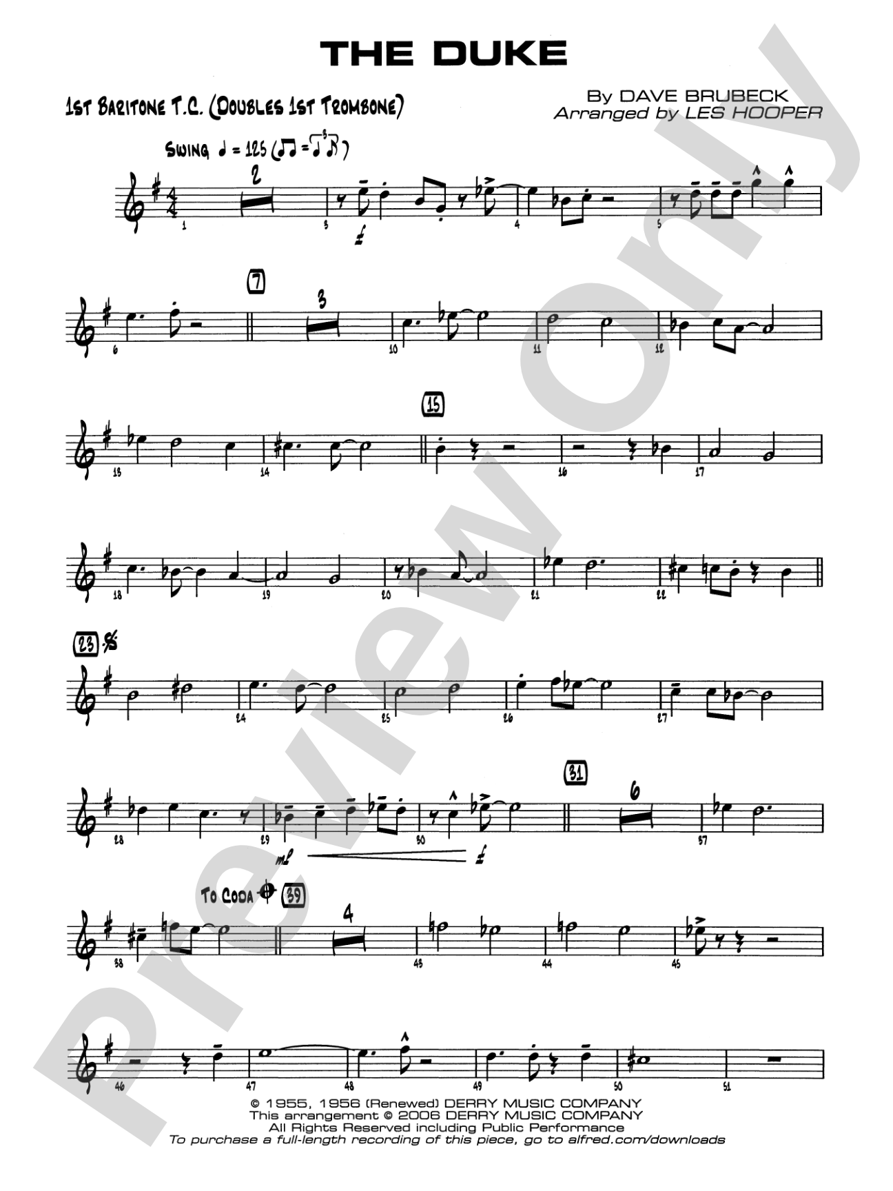 The Duke: Baritone T.C.
