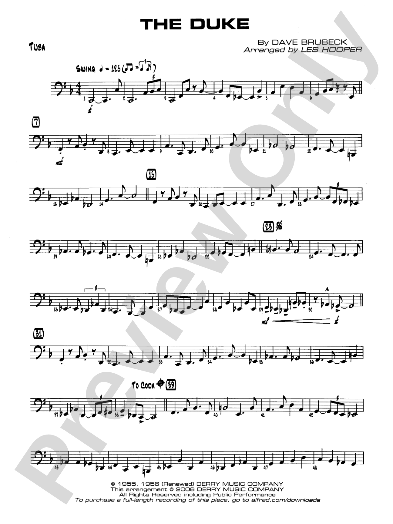 The Duke: Tuba