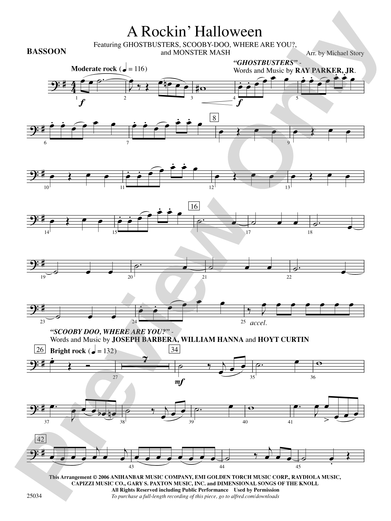 A Rockin' Halloween: Bassoon