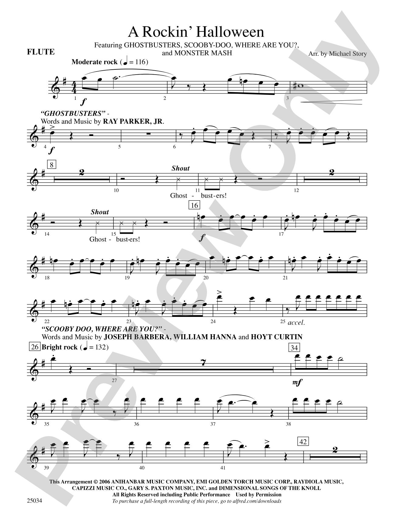 A Rockin' Halloween: Flute