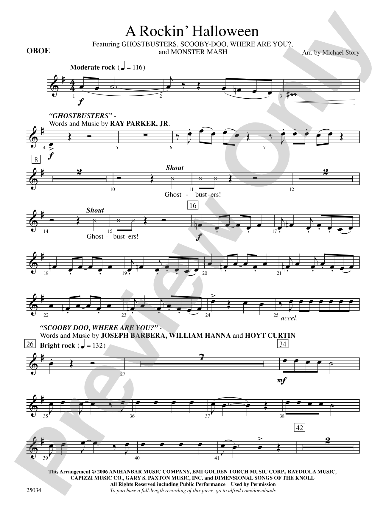 A Rockin' Halloween: Oboe