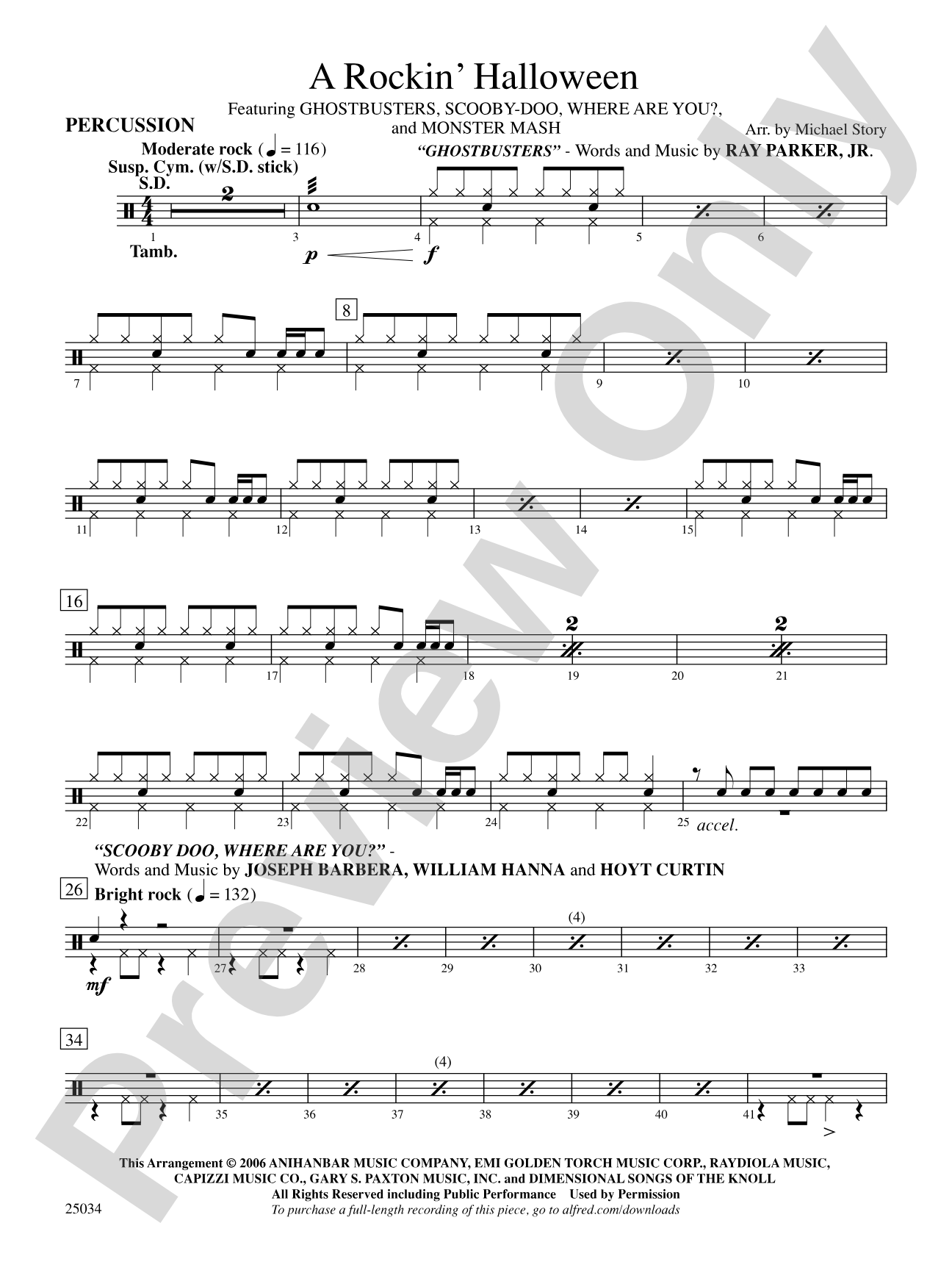 A Rockin' Halloween: 1st Percussion