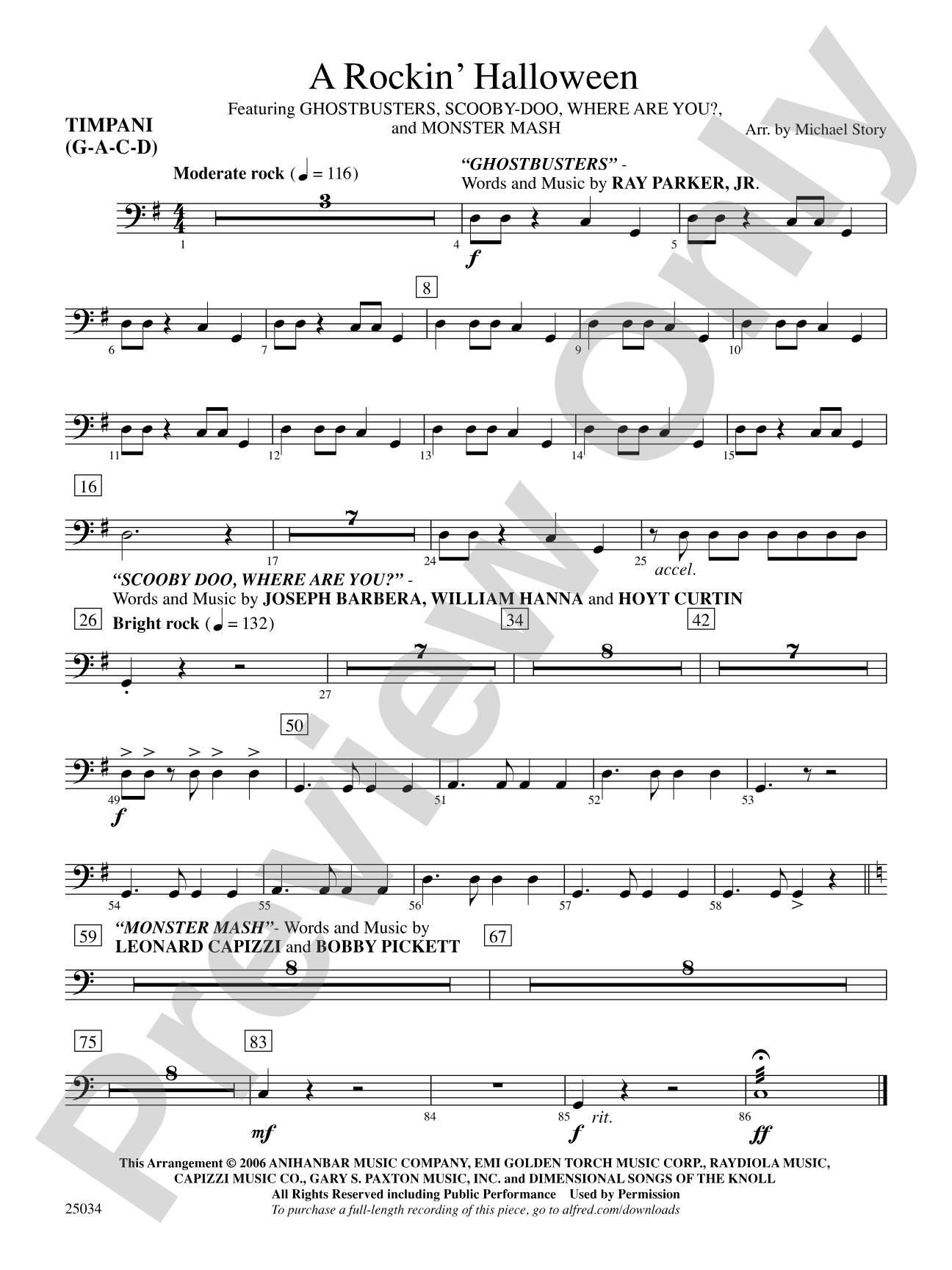 A Rockin' Halloween: Timpani