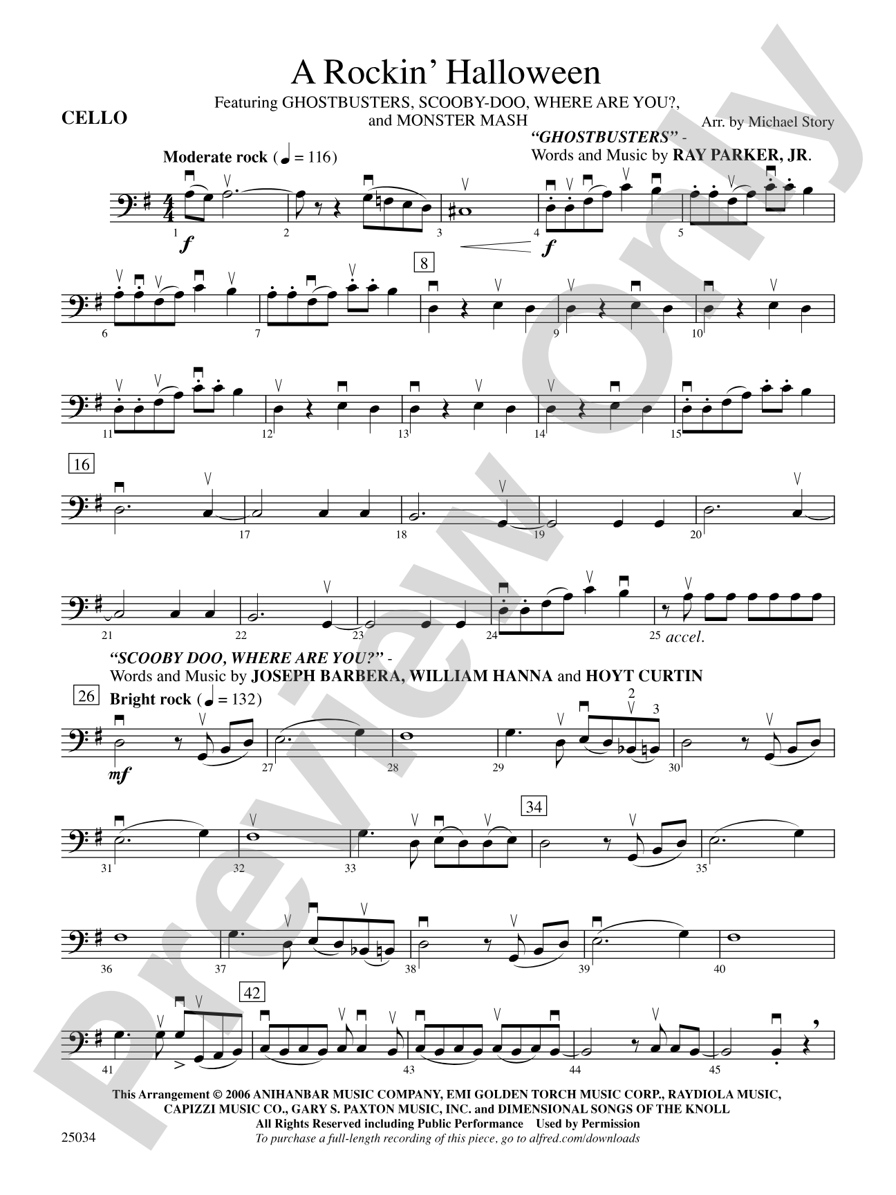 A Rockin' Halloween: Cello