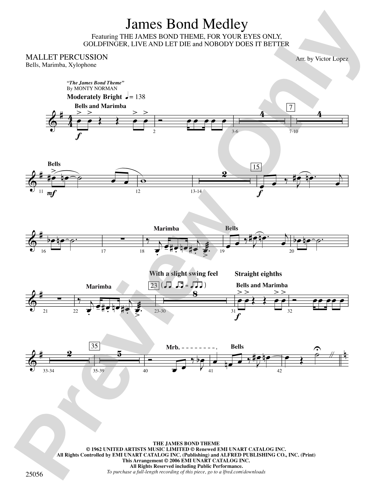 James Bond Medley: Mallets