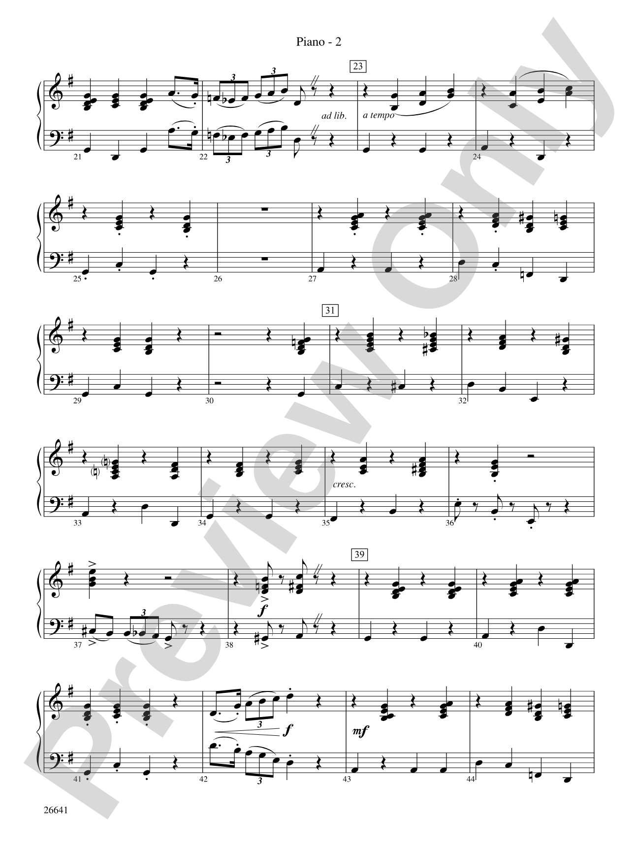 The Wizard of Oz: Piano Accompaniment