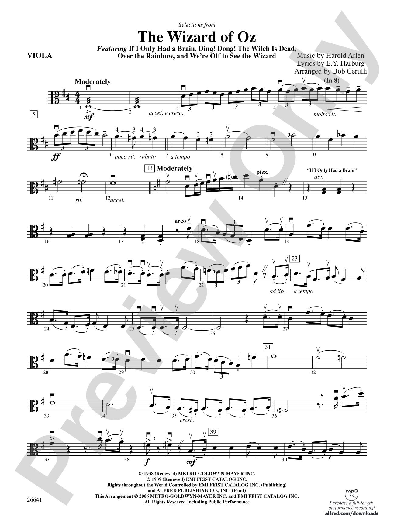 The Wizard of Oz: Viola