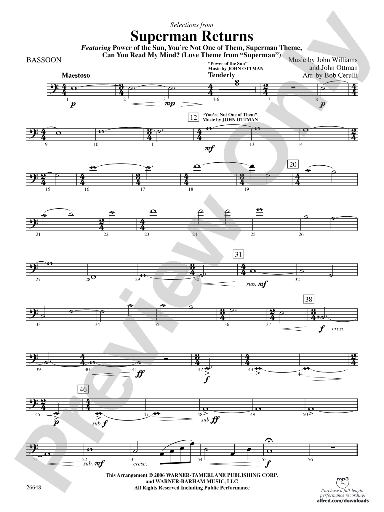 Superman Returns: Bassoon