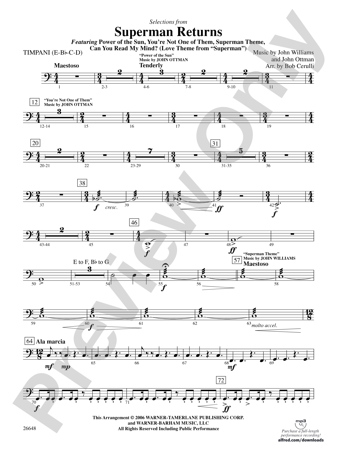Superman Returns: Timpani