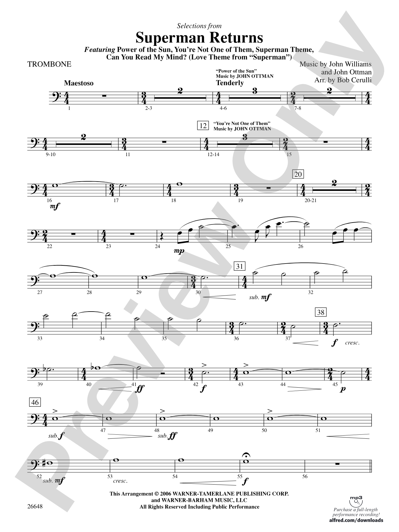 Superman Returns: 1st Trombone