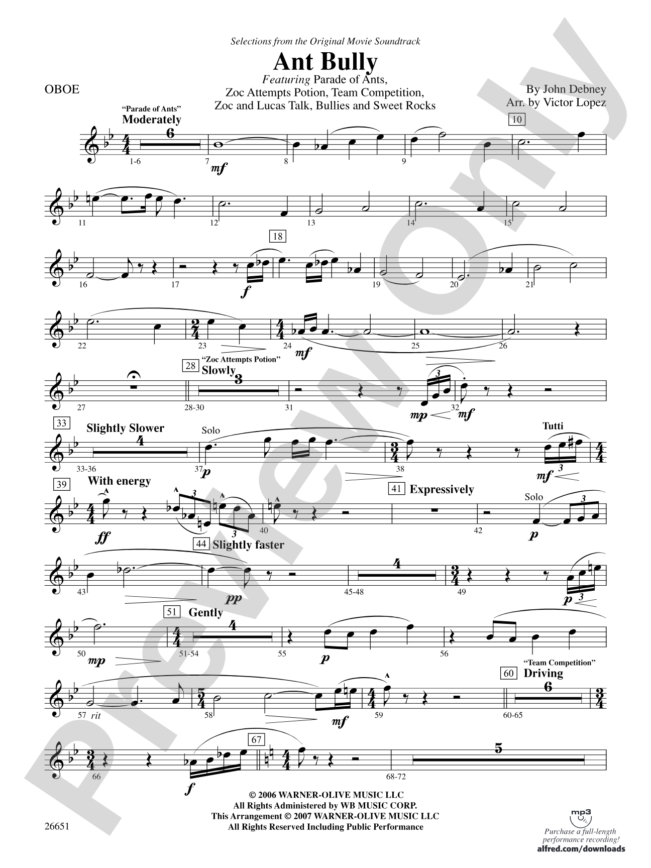 The Ant Bully: Oboe