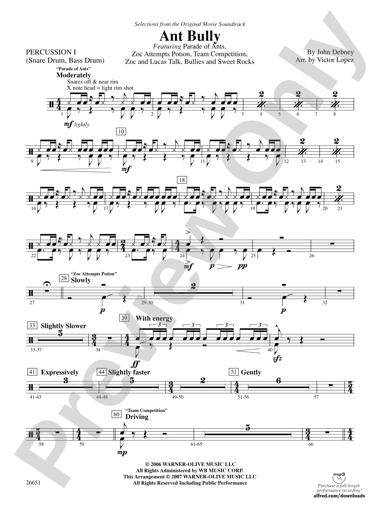 The Ant Bully: 1st Percussion
