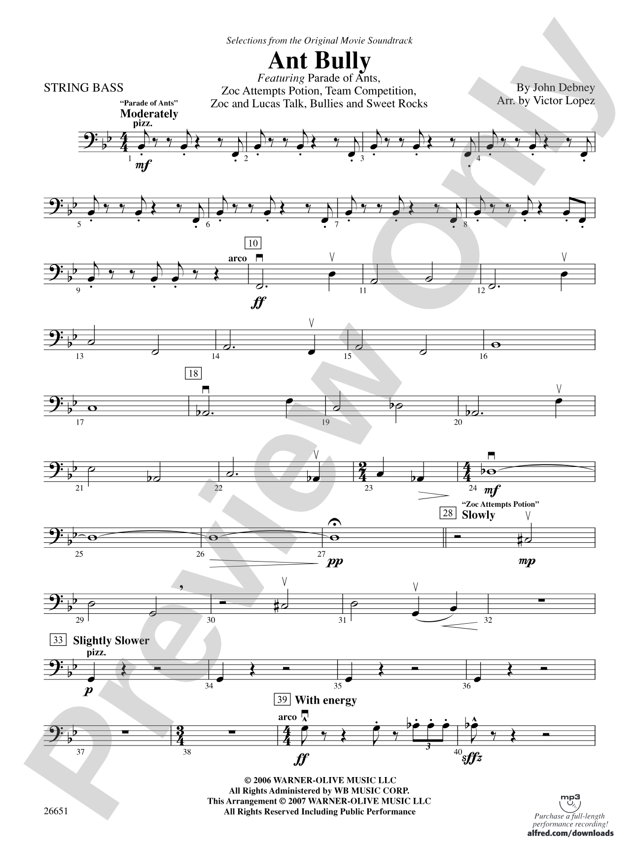 The Ant Bully: String Bass