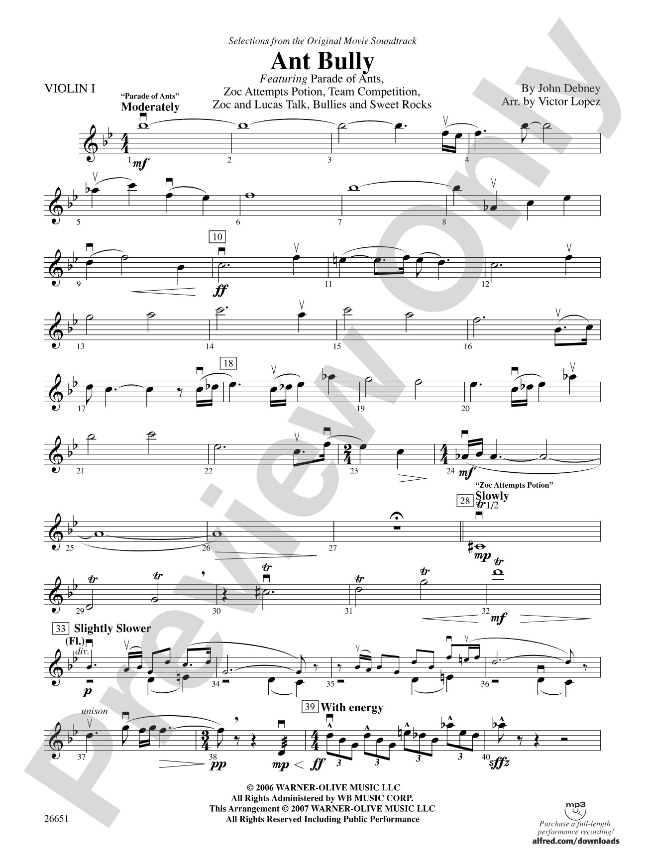 The Ant Bully: 1st Violin