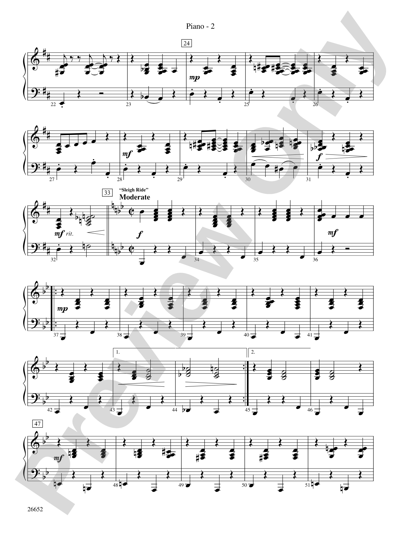 Leroy Anderson Favorites: Piano Accompaniment