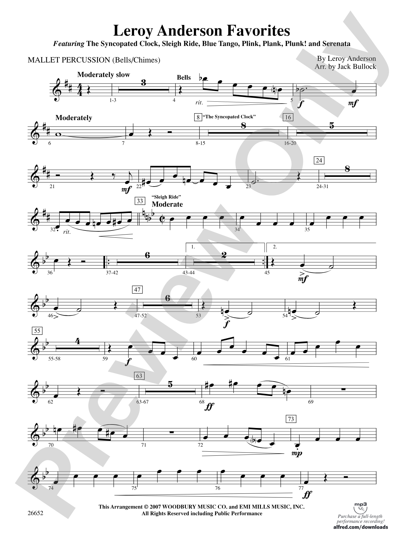 Leroy Anderson Favorites: Mallets