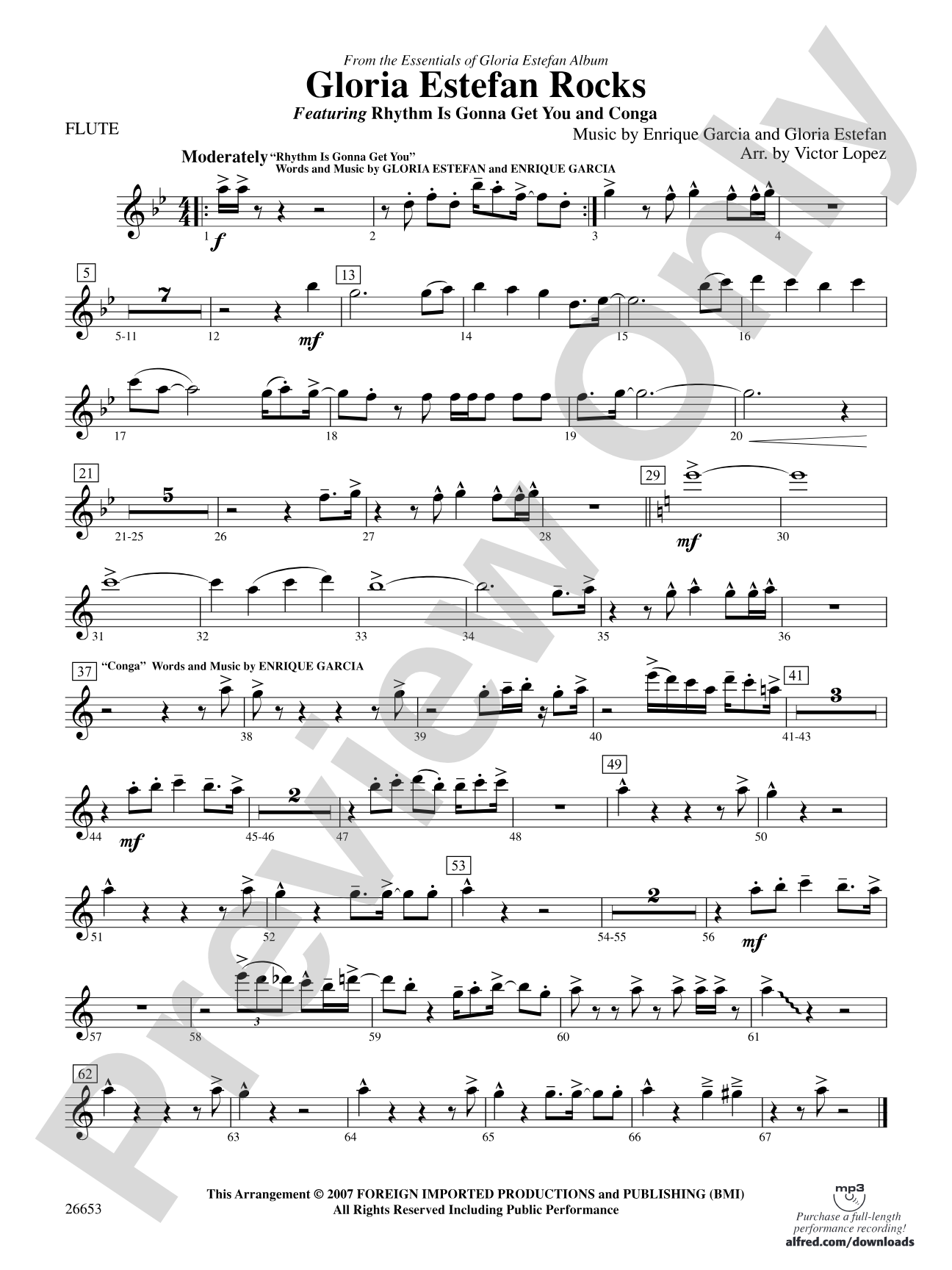 Gloria Estefan Rocks: Flute