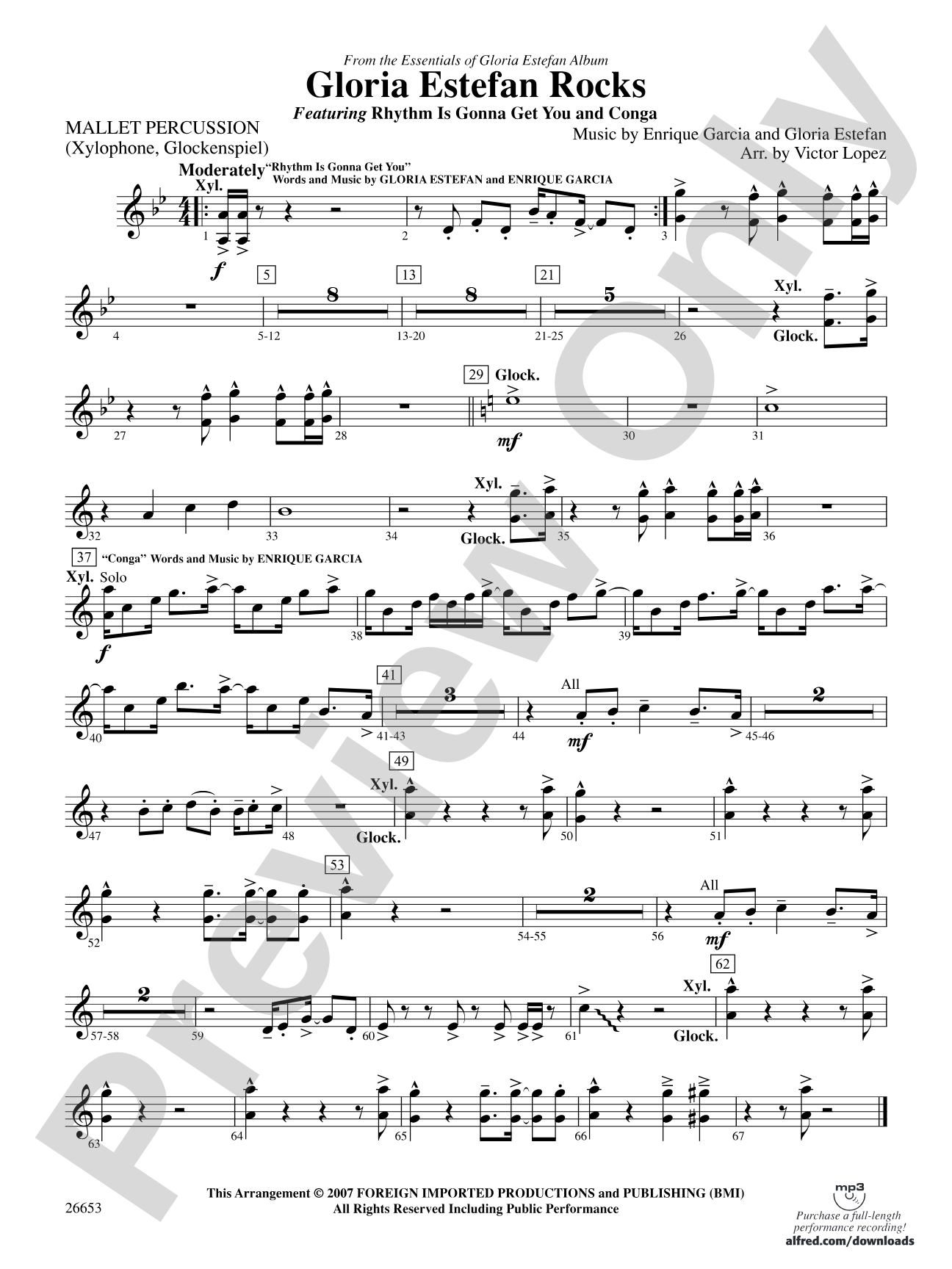 Gloria Estefan Rocks: Mallets