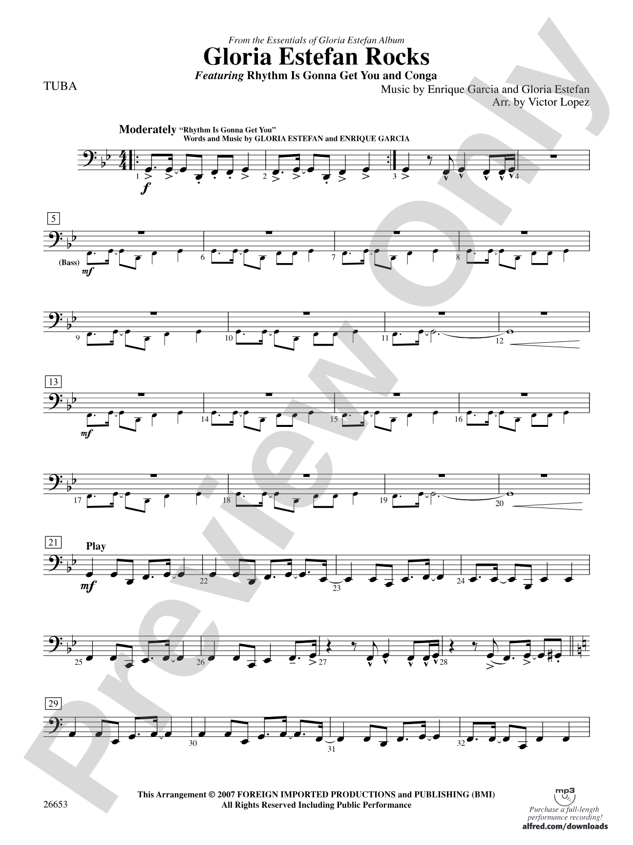 Gloria Estefan Rocks: Tuba