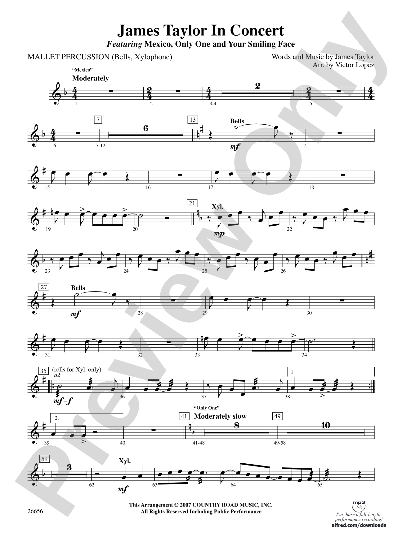 James Taylor in Concert: Mallets