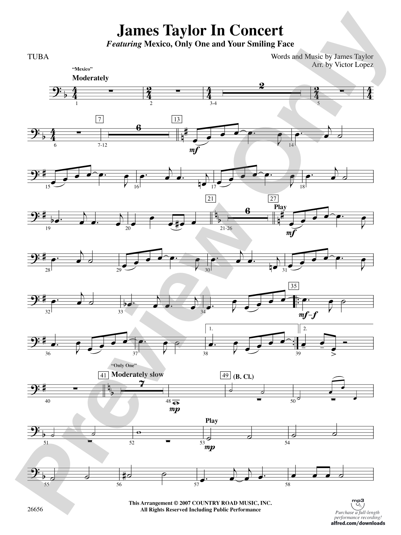 James Taylor in Concert: Tuba