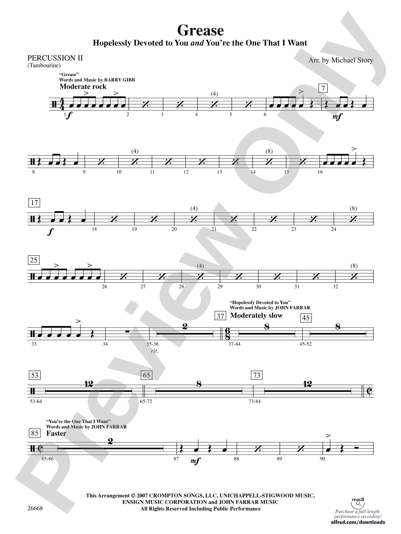 Grease: 2nd Percussion