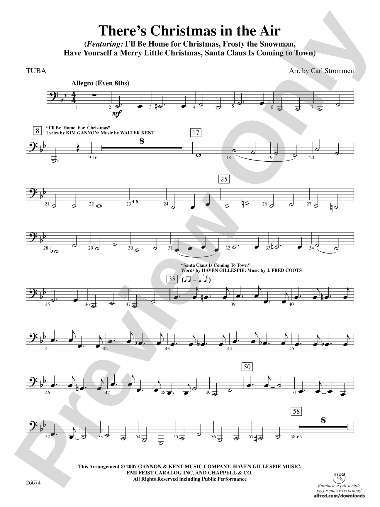 There's Christmas in the Air: Tuba