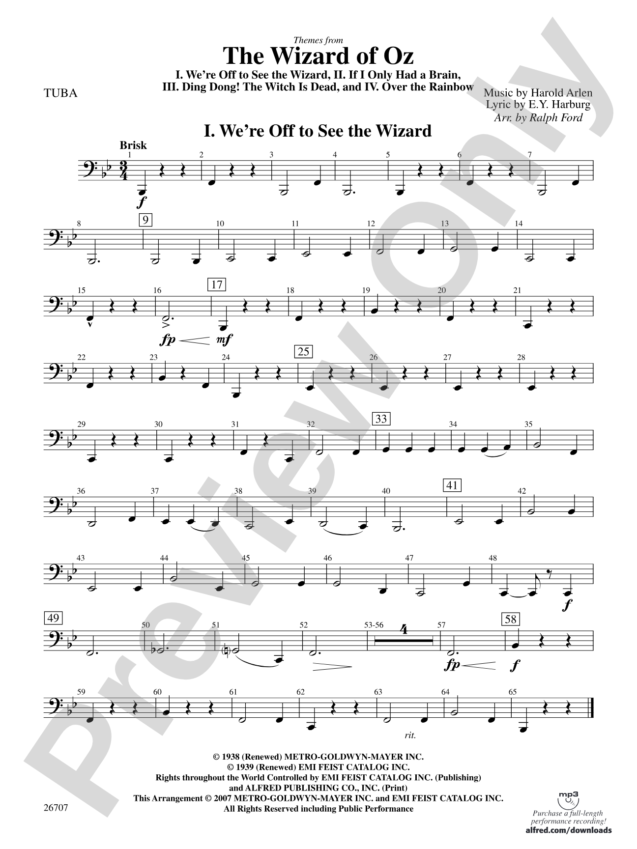 The Wizard of Oz: Tuba