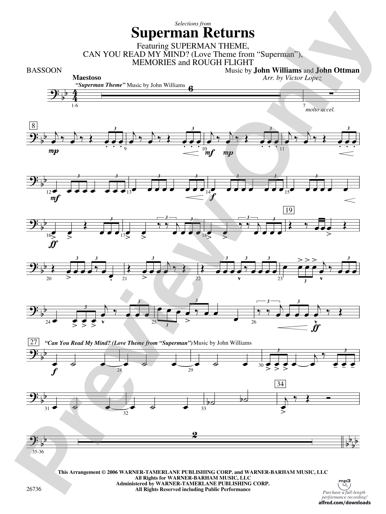 Superman Returns: Bassoon