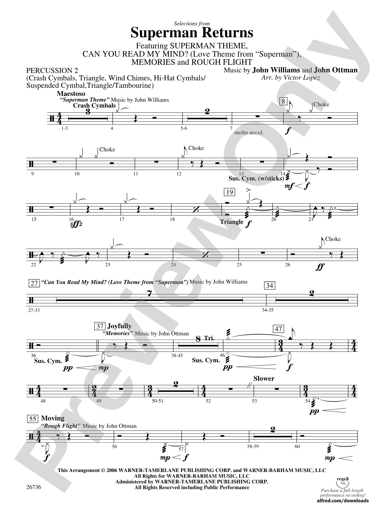 Superman Returns: 2nd Percussion