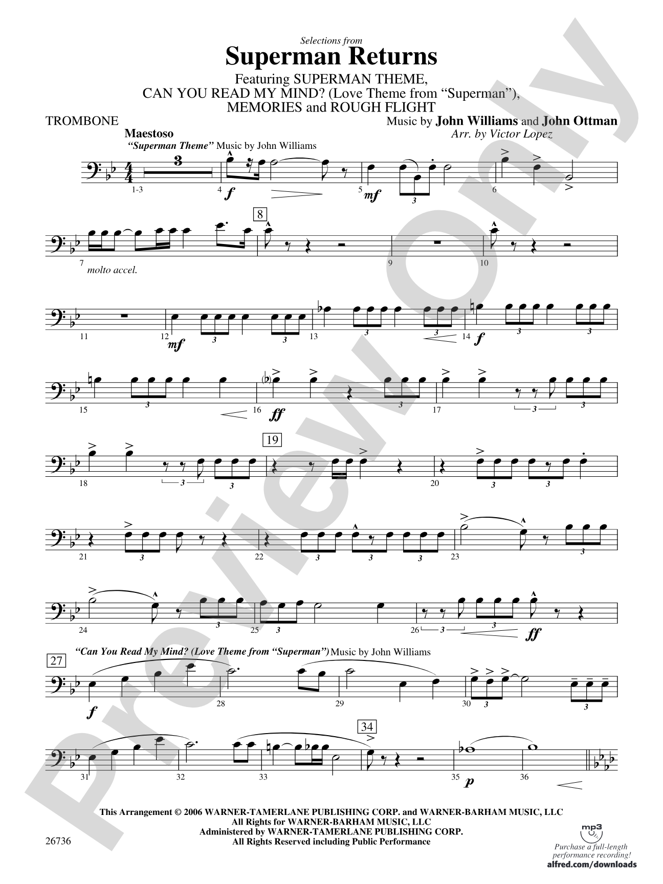 Superman Returns: 1st Trombone
