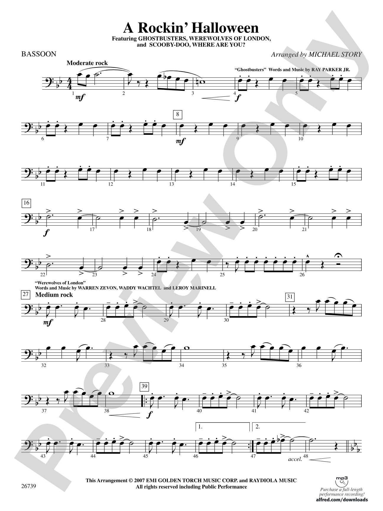 A Rockin' Halloween: Bassoon